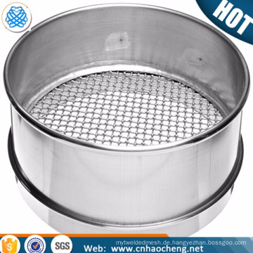 Food grade 200 400 500 micron laboratory mesh test sieves